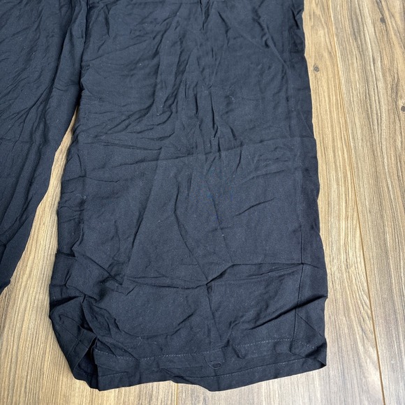 New Look Womens Pants Size 3X Black Loose Fit Wide‎ Leg - Picture 2 of 13